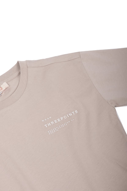 Cropped T-Shirt in beige