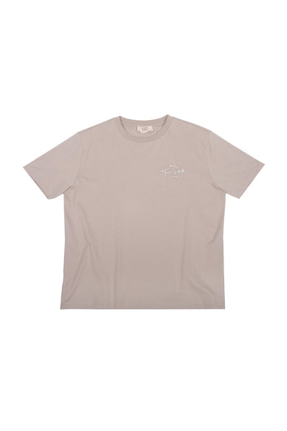 Oversized T-Shirt in beige